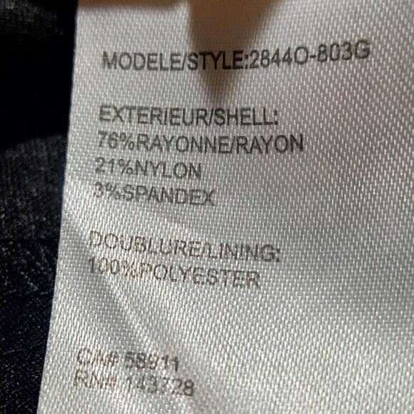 Tribal Pull On Skirt Skort Women's 12 Black Basic Classic Simple Minimalist Mini - Picture 12 of 12